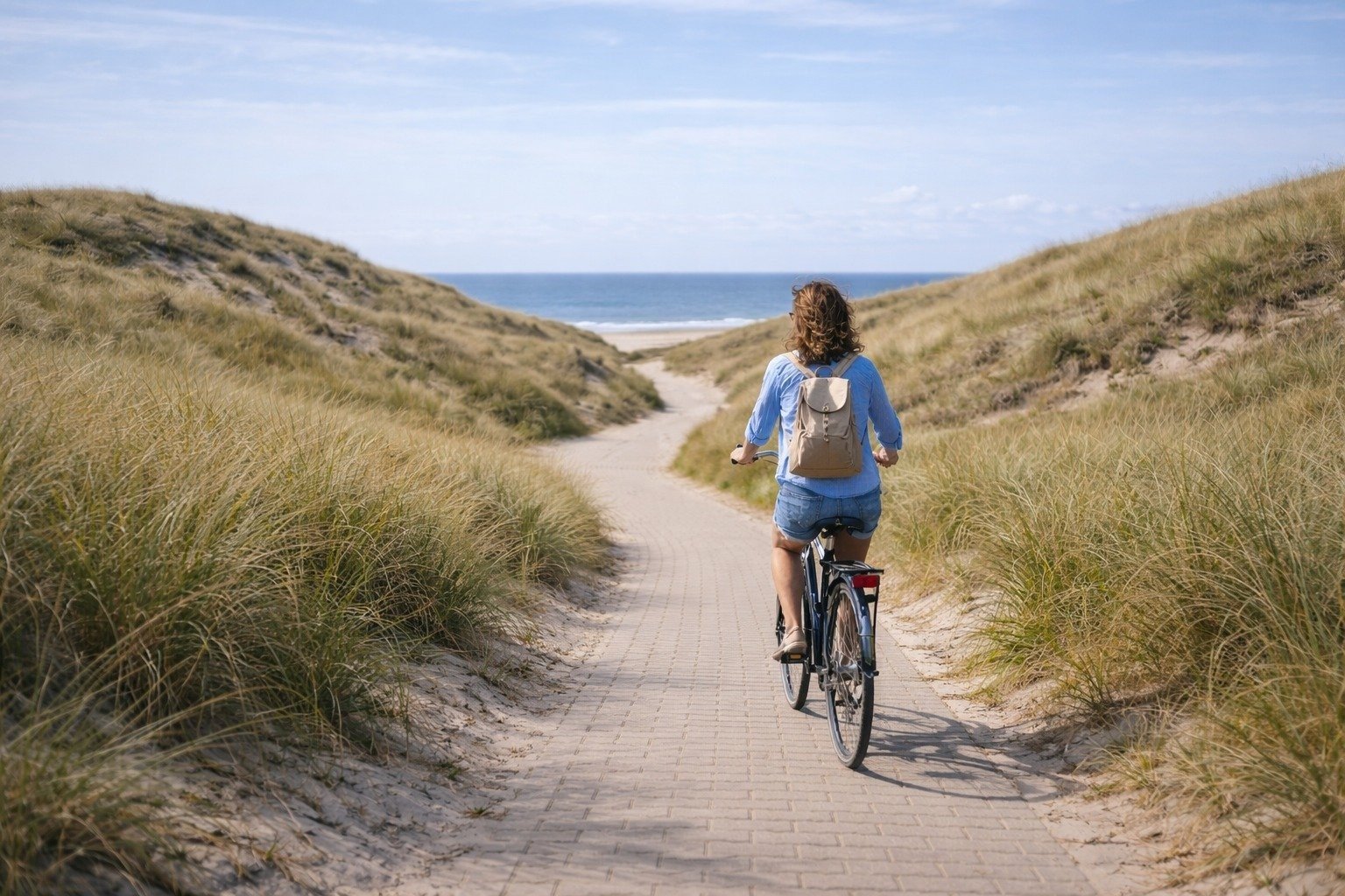 Fietsen in de duinen