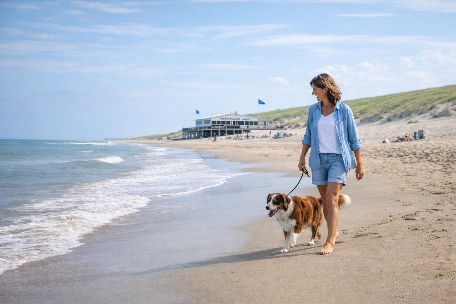 Wandelen aan zee Noord Holland met hond